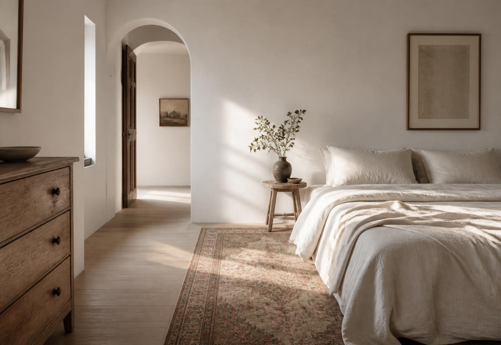 Ivory Garden styled in an interior